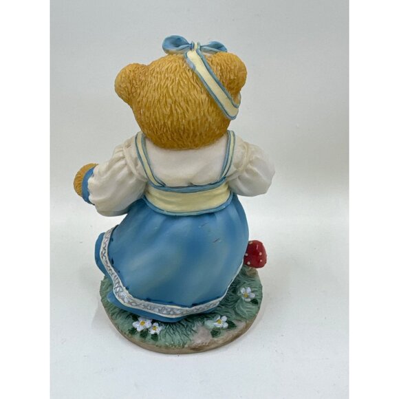 Enesco Cherished Teddies Kelsie "Be The Apple Of My Eye" Figurine 1997 - Picture 3 of 5